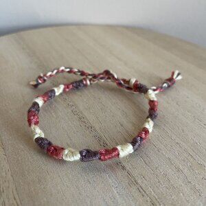 Aitana Bracelet, anklet, trendy, comfortable, tie, embroidery thread, woven, gif